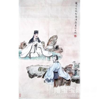 潘薇 闲饮 类别: 国画人物作品