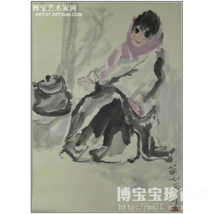 人物画 杨嘉勇作品 类别: 国画人物作品