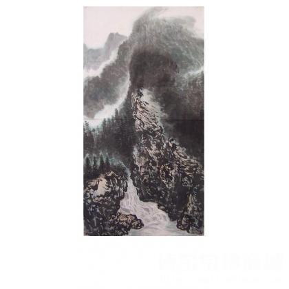 宋保江 云起山涧 类别: 国画山水作品